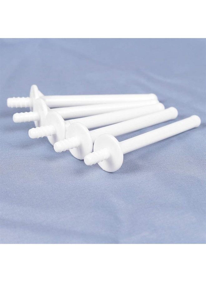 lasenersm 20 Pieces Nose Wax Sticks Nose Wax Applicator Sticks Disposable Plastic Nose Wax Sticks Eyebrow Face Ear Hair Removal Sticks Nostril Cleaning Wax Rod Applicator for Home Store Travel, White  - Image 4