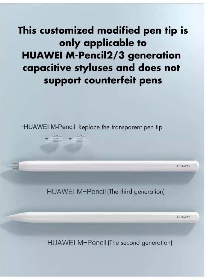 تشورود ملحقات رصاص HUAWEi M-Pencil، وحدات رصاص محسنة مناسبة لـ HuaWei من الجيل الثاني والثالث USB-C، Matepad رصاص رقمي، وحدات رصاص إبرية مع حافظة، مجموعات رصاص رقمية. - Image 3