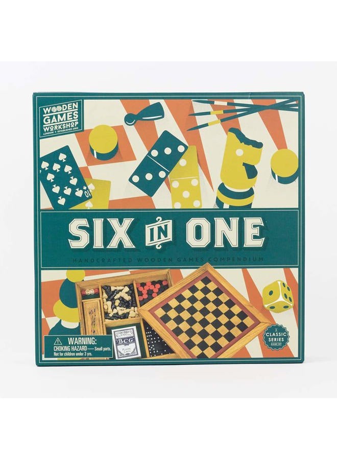 Professor Puzzle 6-in-1 Compendium Wooden Games - Image 5