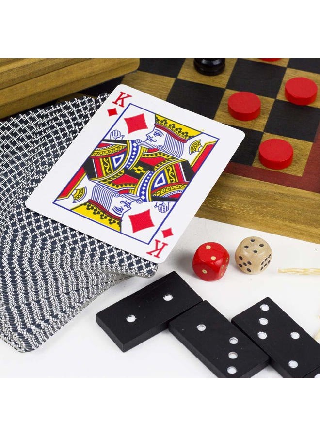 Professor Puzzle 6-in-1 Compendium Wooden Games - Image 4