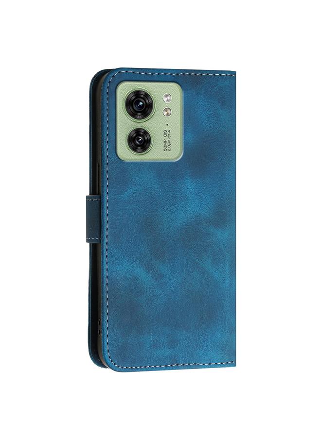 اس-توب جراب لهاتف موتورولا إيدج 40 بوصة، جراب جلدي بنقشة فراشات شبكية مع حبل تعليق - Image 3