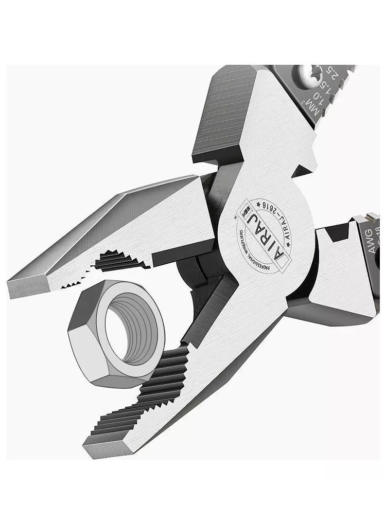 إيراج كماشة كهربائية متعددة الوظائف عالية الدقة 5 في 1، كماشة سلك 9 بوصة، قاطعة أسلاك للمصلحين - Image 4