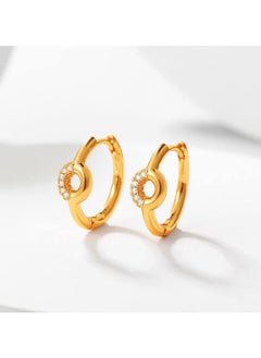 Mevecco Women Huggie Earrings Gold Hoop Sleeper 14K Gold Filled Small Simple Handmade Hypoallergenic Everyday Jewelry  - Image 5