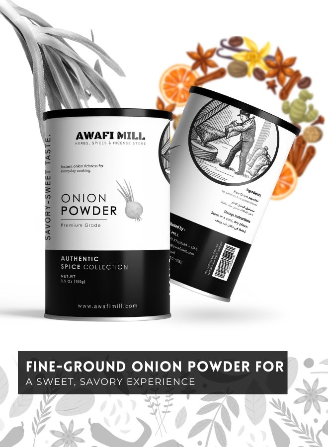 AWAFI MILL Onion Powder (Allium cepa) | Fine, Sweet–Savory All-Purpose Seasoning for Rubs, Marinades, Curries, Soups, Sauces, Snacks and Spice Blends - 250 g | 9 Oz (Pack Of 2) - Image 5