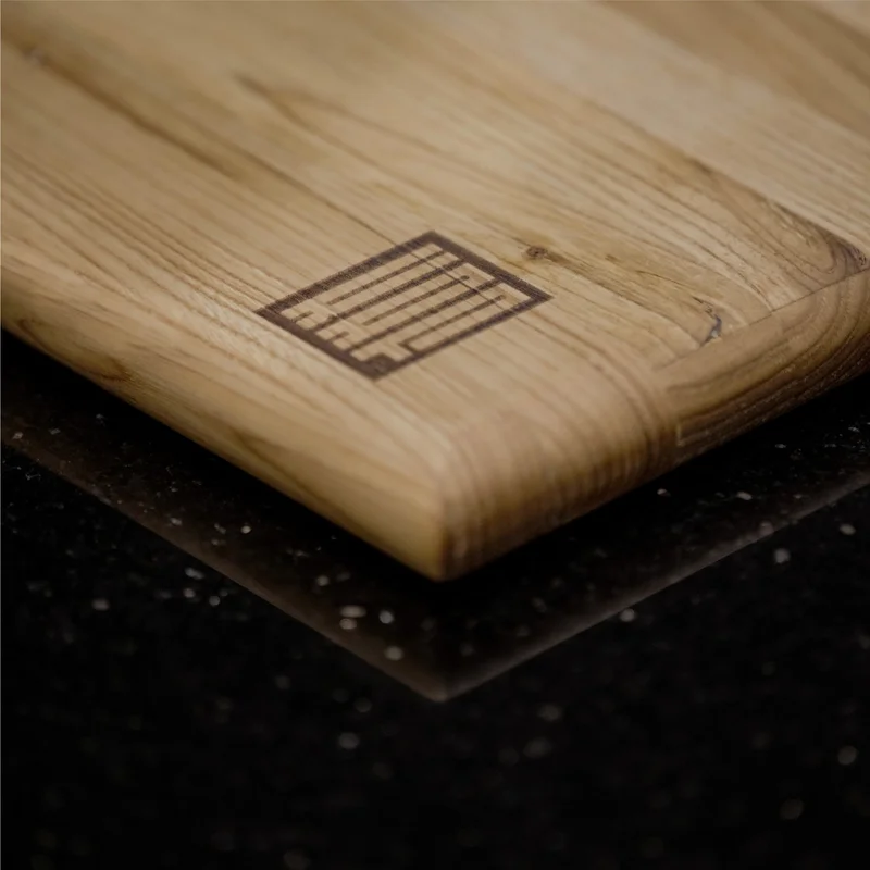Kaf Ahşap Kaf Wooden Chestnut Edge Grain Cutting Board Large