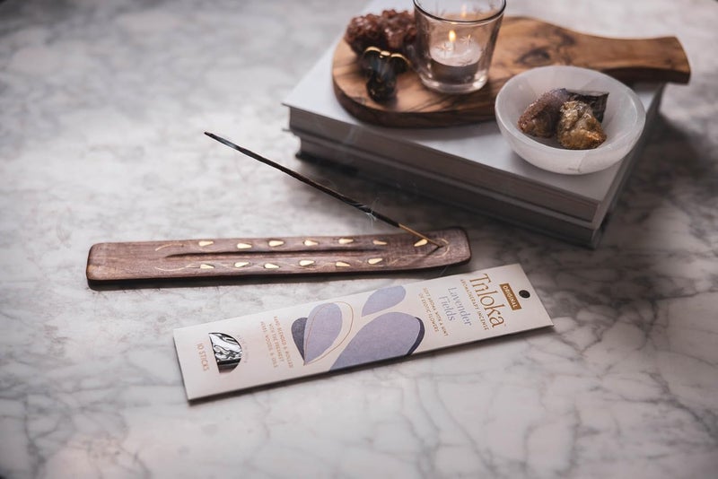 Triloka Original Incense Sticks - Lavender Fields Scent, 10 Sticks - Image 3