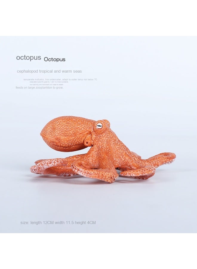 NIBEMINENT New Foreign Trade Octopus Marine Life Model