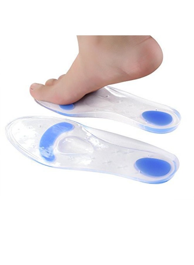 Silicone Medical Insole with Extra Support to Relieve Foot Pain and Absorb Shock(41-42) - Image 1