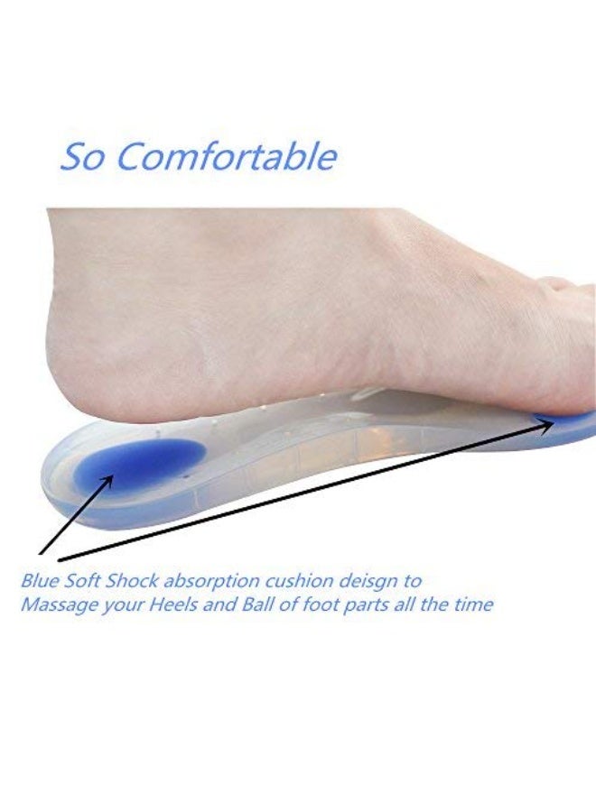 Silicone Medical Insole with Extra Support to Relieve Foot Pain and Absorb Shock(41-42) - Image 5