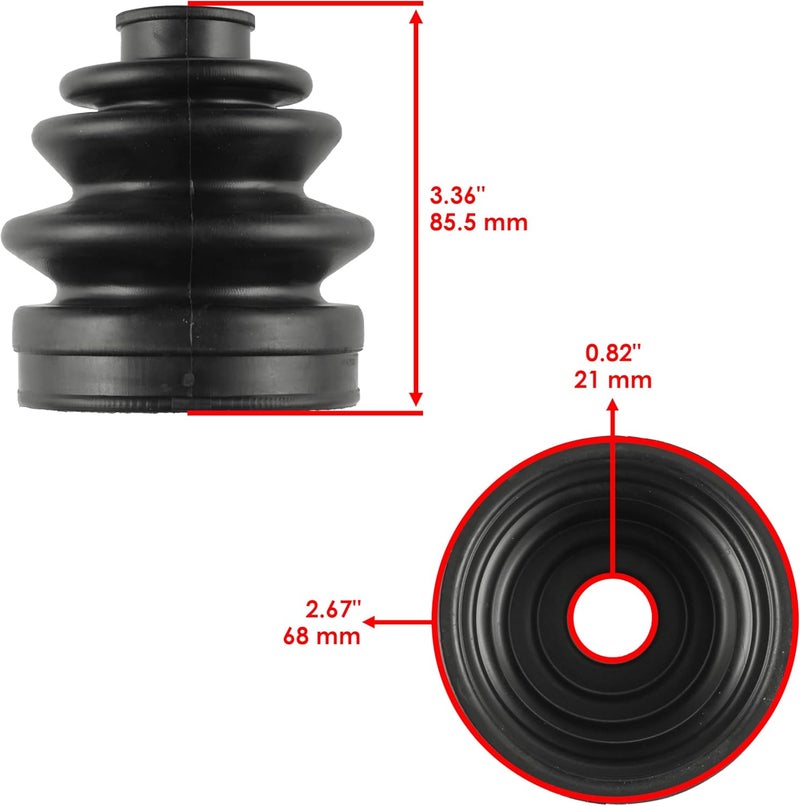 Caltric Rear Axle CV Boot Kit for Yamaha Rhino 660 - Image 3