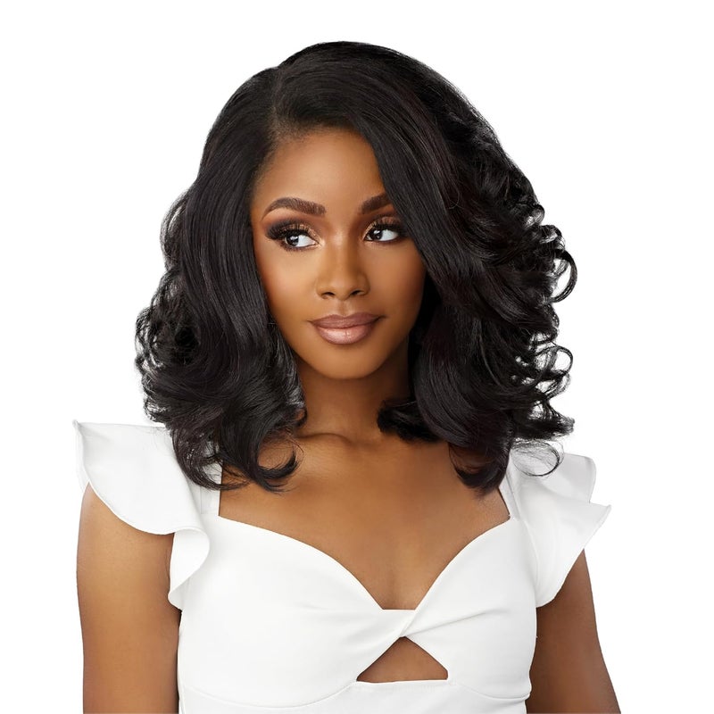 Sensationnel Dashly wig - unit 40 non lace cap ready to wear ear to ear lacepart synthetic (LIGHTASHBROWN)