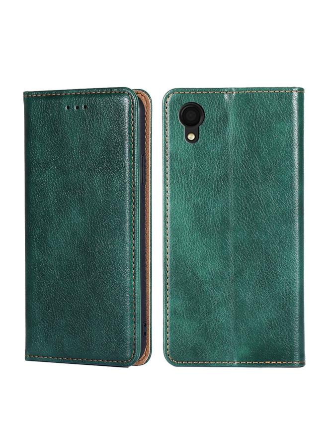 S-TOP Case For Samsung Galaxy A22 5G Japan Gloss Oil Solid Color Magnetic Leather Phone Case - Image 1