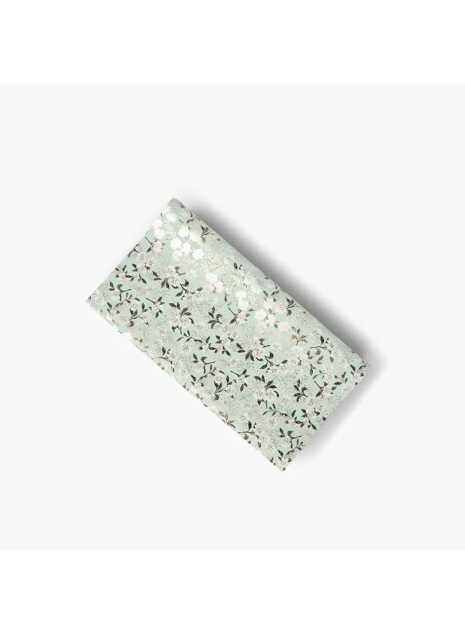 Findz Findz Floral Print Paper Gift Wrap - 70x200 cms