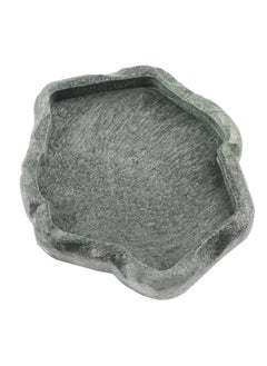 Ymiko Ymiko Baby Tortoise Water Dish Bathing Station for Outside Bearded Dragon Food Bowl Bowls Reptiles & Amphibians Feeding Slate Frog Gecko Giant African Land Snail Reptile Large (S)  - Image 5