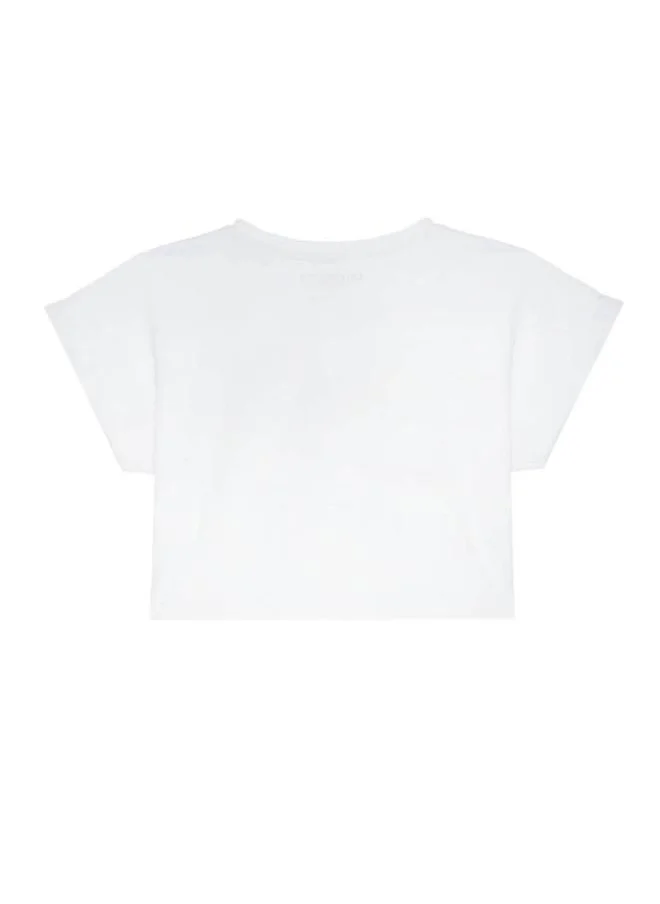 جس Kids Logo Cropped T-Shirt