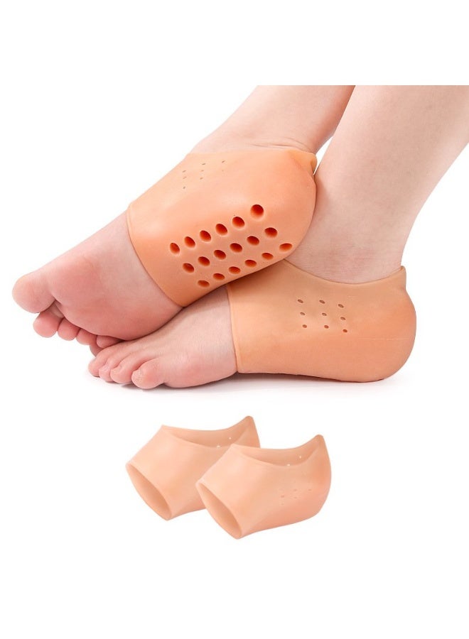 Height Increase 3.5 cm,Invisible Height Increase Socks Insole, Unisex Moisturizing Non-Slip Sports Half Insole, Bionic Thick Heel Lifter - Image 1