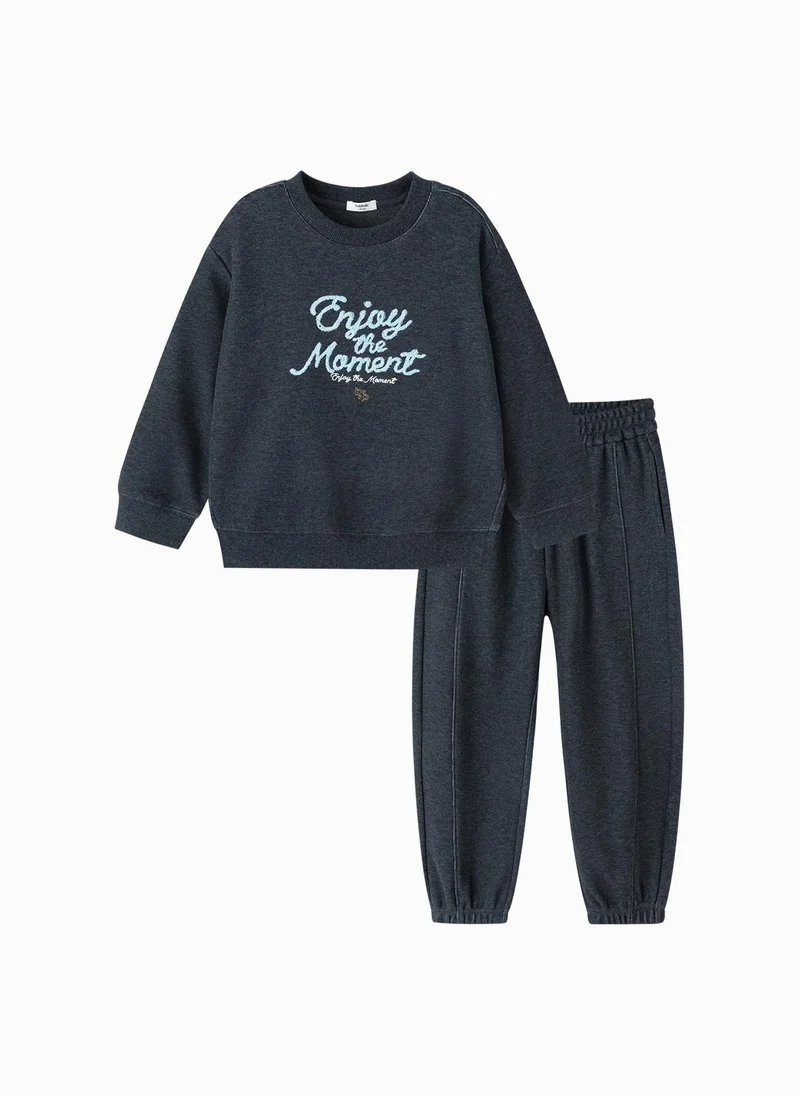 Balabala Kids Boy Knit long sleeve suit
