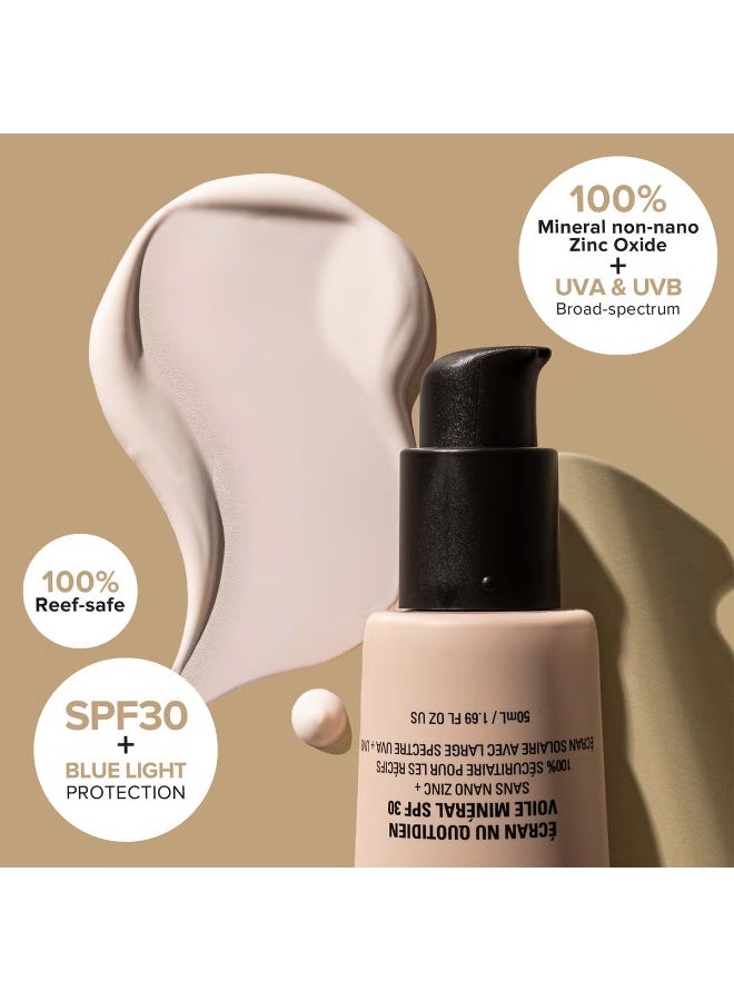 NUDESTIX Nudescreen Daily Mineral Veil SPF30 50ml- Dewy Cool - Image 3