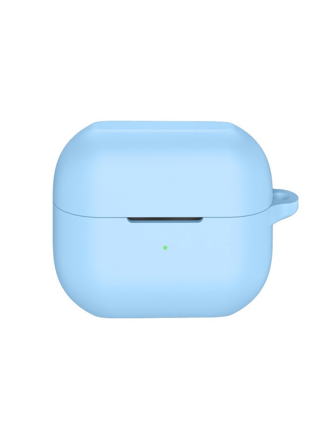 For Samsung GalaxyBuds3 Protective Case Samsung Buds3Pro Silicone Earphone Case Anti-drop Soft Case-Color:Light Blue [packed In Single Pearlescent Bag With Buttons]-Model:Universal For Samsung Galaxy Buds 3/3pro  - Image 1