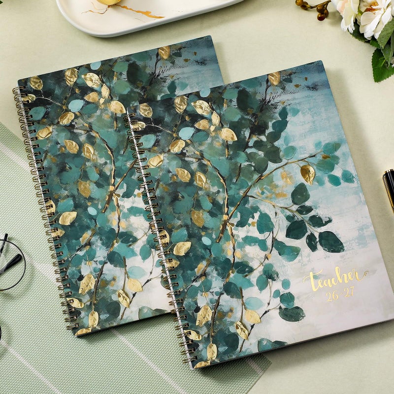 Makapoo Teacher Planner 2026-2027 - Teacher Lesson Planner, July 2026 - June 2027, 8.5" x 11", 2026-2027 Planner Weekly and Monthly, Lesson Plan Book for Teachers, Colorful Tabs, Inner Pocket - Image 2