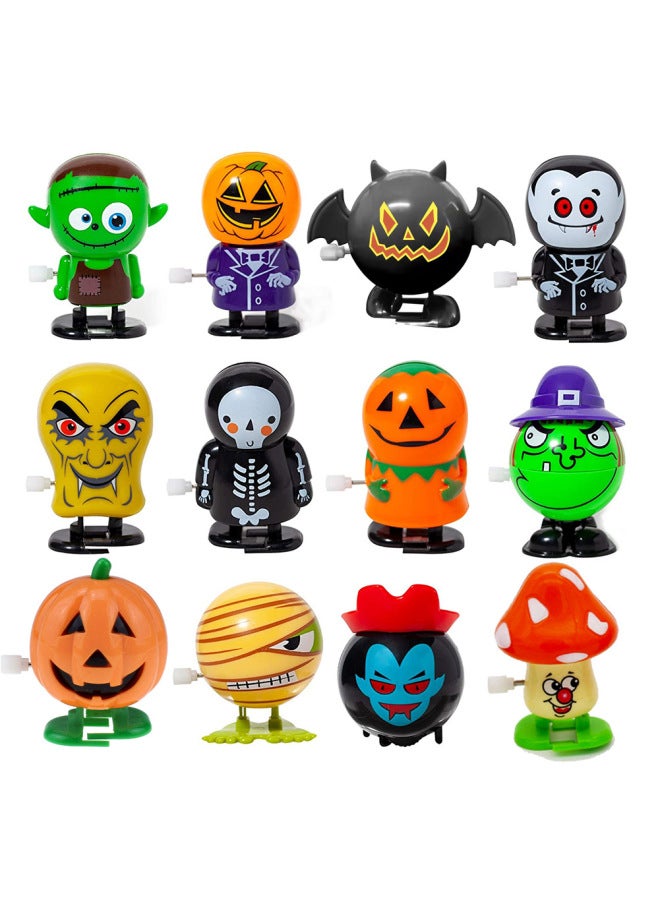 Loquat Children's  Clockwork Toy Gift Decoration Walking Ghost Pirate Skull Witch Jumping Cross-border-Color:12L  Suit - Image 1