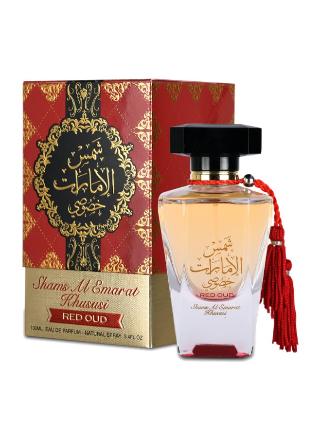 Ard Al Zaafaran - Shams Al Emarat Khususi Red Oud Eau De Parfum For Unisex 100 Ml - Image 1