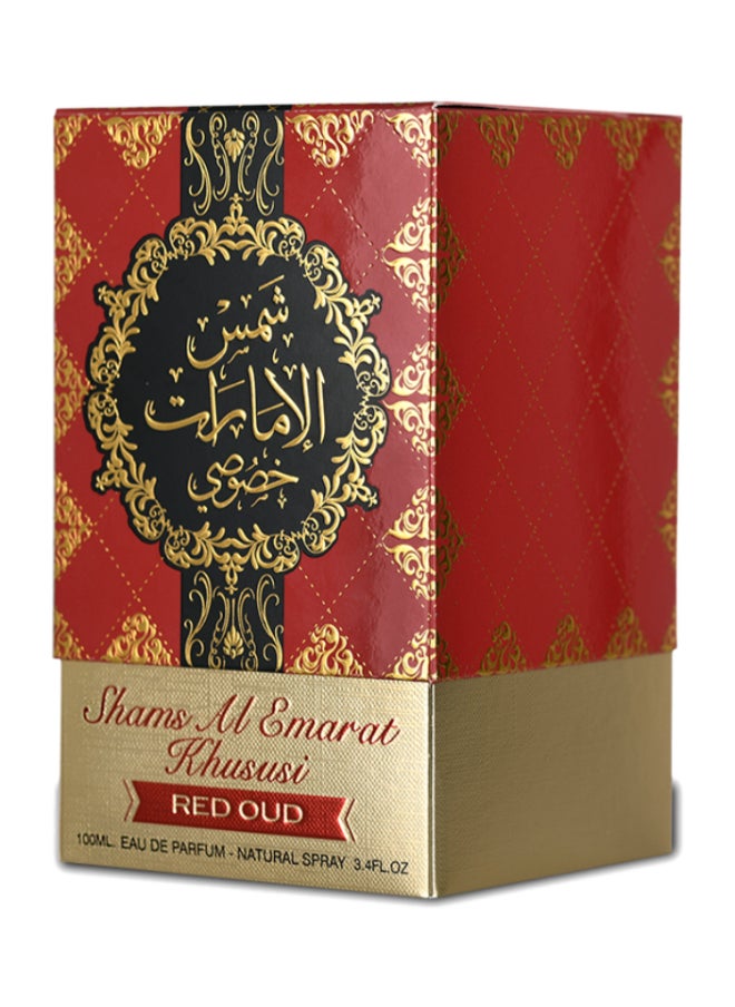 Ard Al Zaafaran - Shams Al Emarat Khususi Red Oud Eau De Parfum For Unisex 100 Ml - Image 1