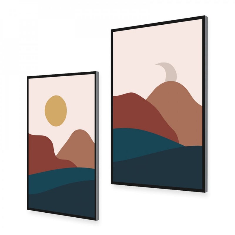 ماركتنا لوحة قماشية ثنائية بتصميم مودرن - Image 2