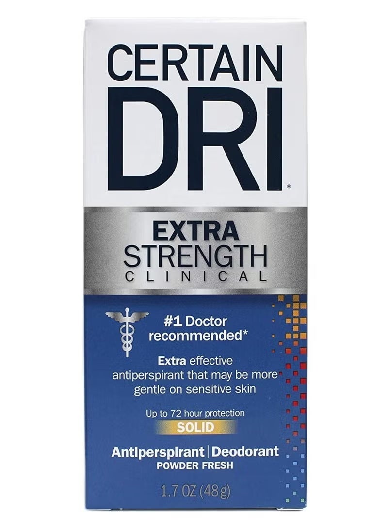 Certain DRI Extra Strength Antiperspirant Deodorant, 1.7OZ - Image 1