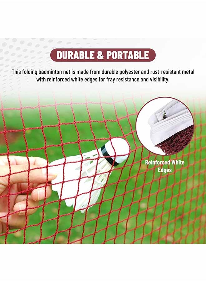 ENDLESS  - Endless Professional Badminton Net of 20 FT * 2.5 FT With Bag and Drawstrings | Blue | Material: Polyester | Adjustable for Backyard | Volleyball Net for Outdoor and  Indoor | For Beach, Schoolyard - Image 1