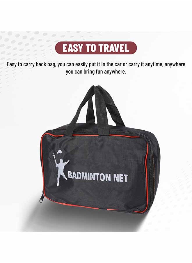 ENDLESS  - Endless Professional Badminton Net of 20 FT * 2.5 FT With Bag and Drawstrings | Blue | Material: Polyester | Adjustable for Backyard | Volleyball Net for Outdoor and  Indoor | For Beach, Schoolyard - Image 1
