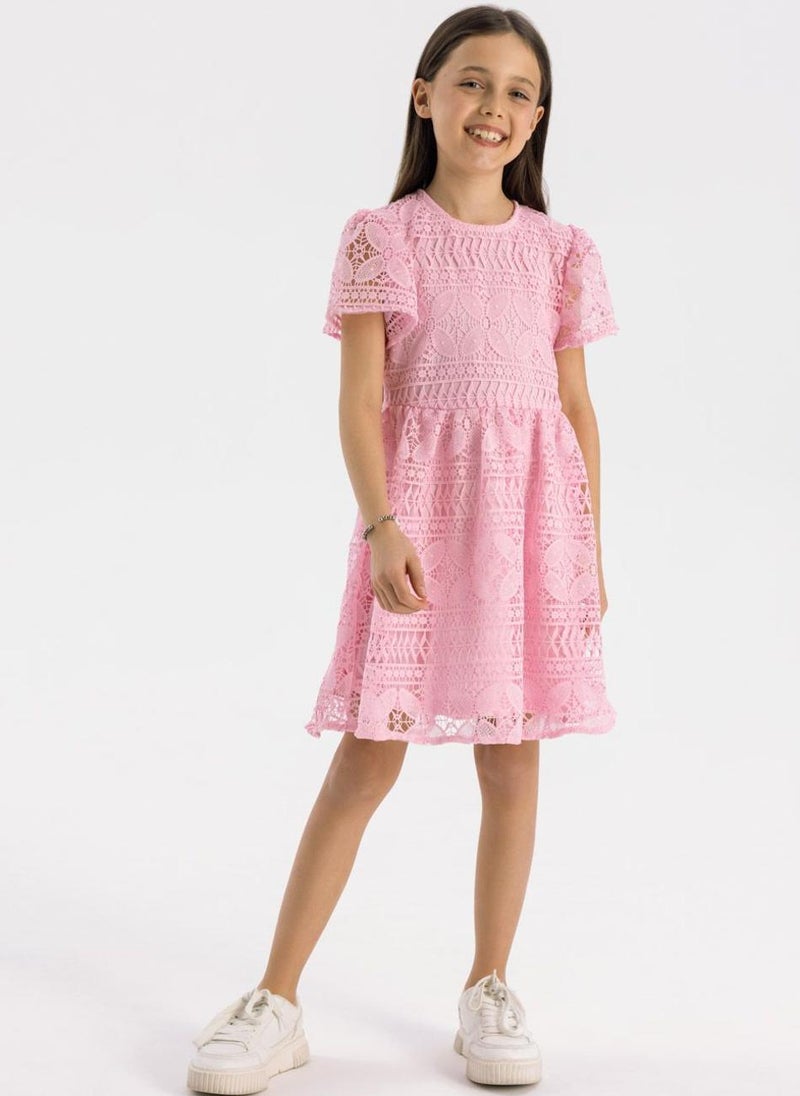 مينوتي فستان دانتيل للبنات للمناسبات - Image 1