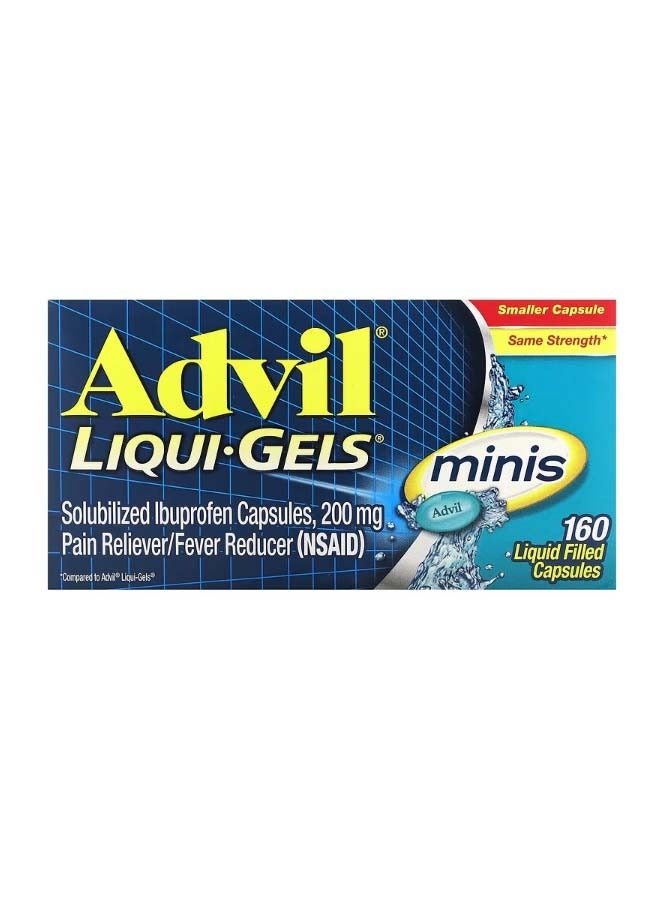أدفيل Liqui-Gels Minis 200 mg 160 Liquid Filled Capsules - Image 1