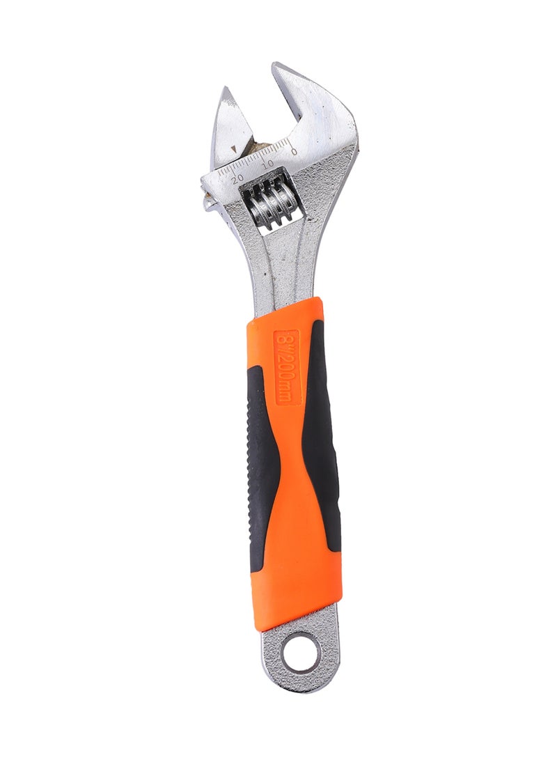 HOMESTAR Adjustable Wrench-Corrosion-Resistant Heavy-Duty Mechanic Tool Spanner with Quick-Adjust Feature and Rubber Grip Hanging Hole -for House Repairs Plumbing Automotive DIY Projects - Image 1