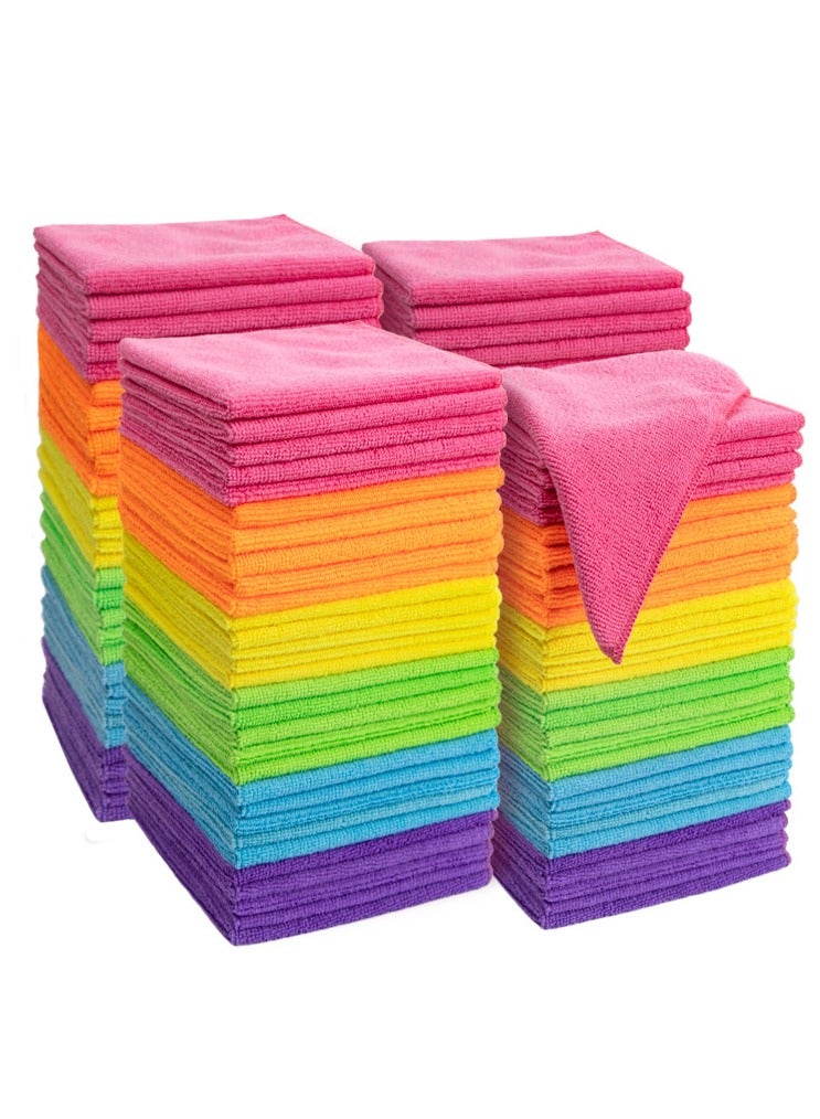 Ultra Fine Fiber Cleaning Cloth, 6-Piece Set of Cleaning Cloths, Various Colored Cleaning Towels, Kitchen, Living Room, Bedroom，32*32cm - Image 5