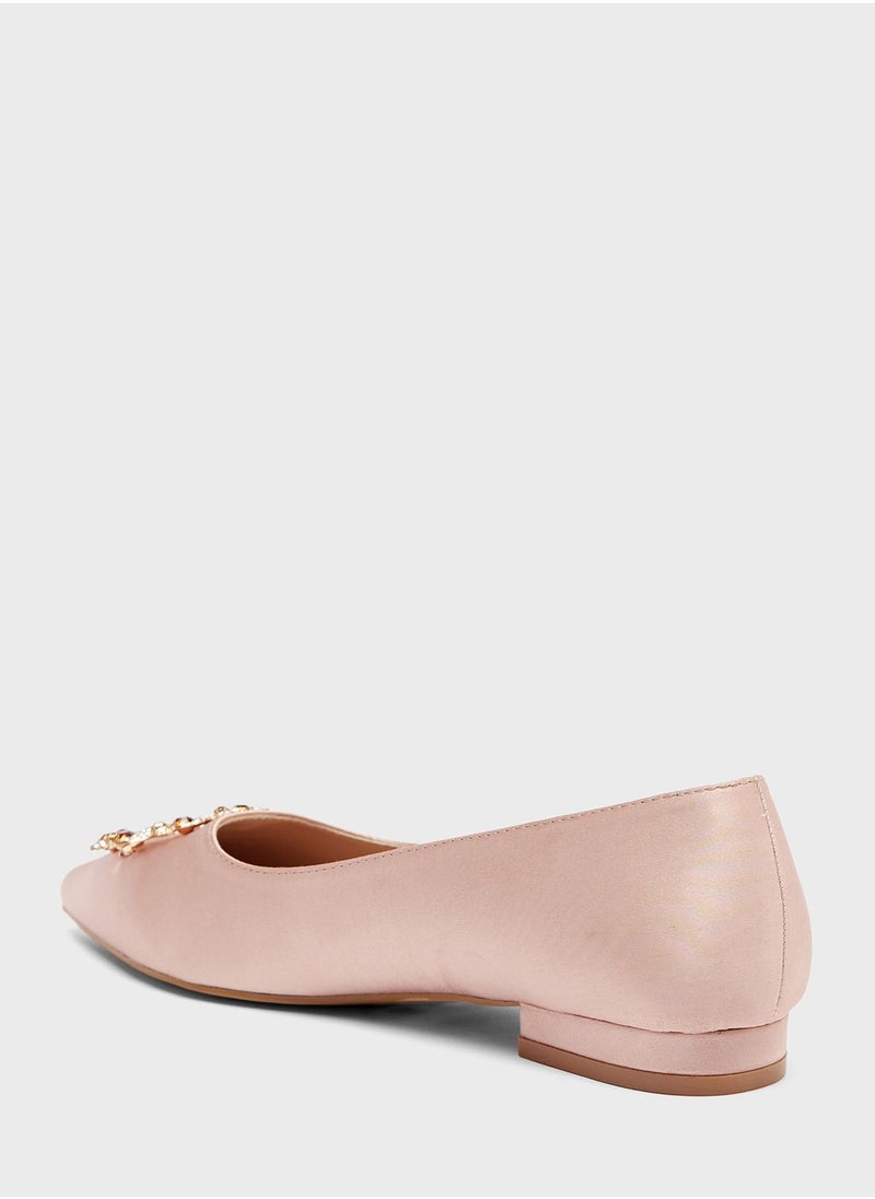 Celeste - Pointed Toe Ballerinas - Image 1