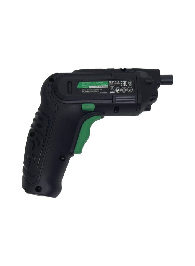 DWT 3.6V Rechargeable Cordless Screwdriver Black and Green 13.5 x 5 x 15.5 cm ASCP-04 S - Image 3