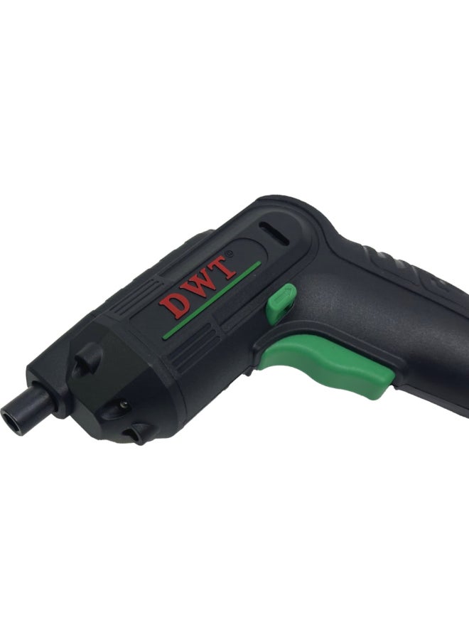 DWT 3.6V Rechargeable Cordless Screwdriver Black and Green 13.5 x 5 x 15.5 cm ASCP-04 S - Image 4