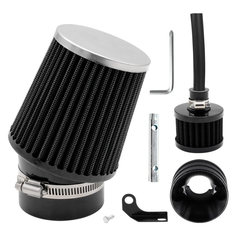 KTUMININV Upgraded Mini Bike Air Filter Adapter Kit for Predator 212cc Coleman CT200U CT200U-EX BT200X KT196 224cc 196cc 6.5hp Hond* GX160 GX200 Engine Go Kart Performance Parts - Image 1