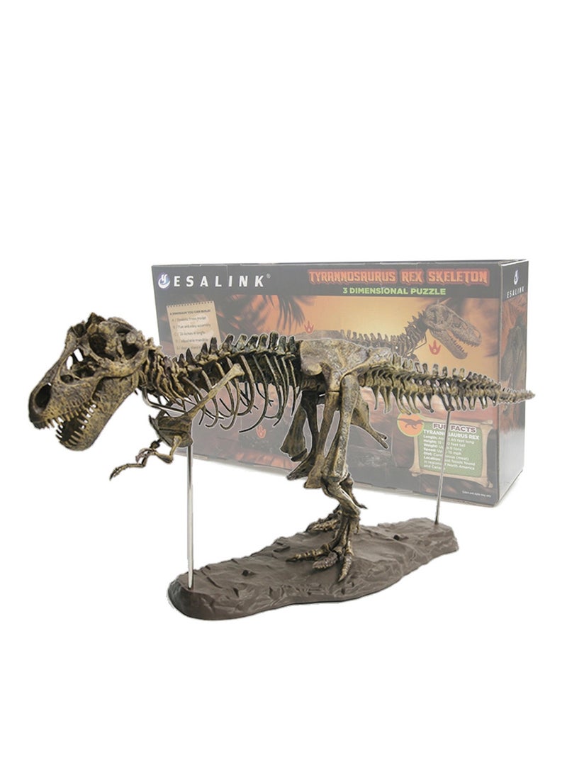 70*12*22CM Tyrannosaurus Rex Skeleton Fossil Toy Model, Large Dinosaur Assembly Pieces