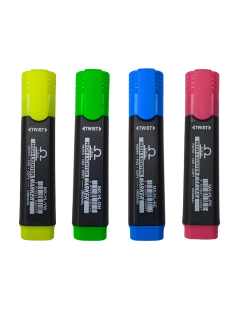 Libra HIGHLIGHTER SETS (PACK OF 4) - Image 1