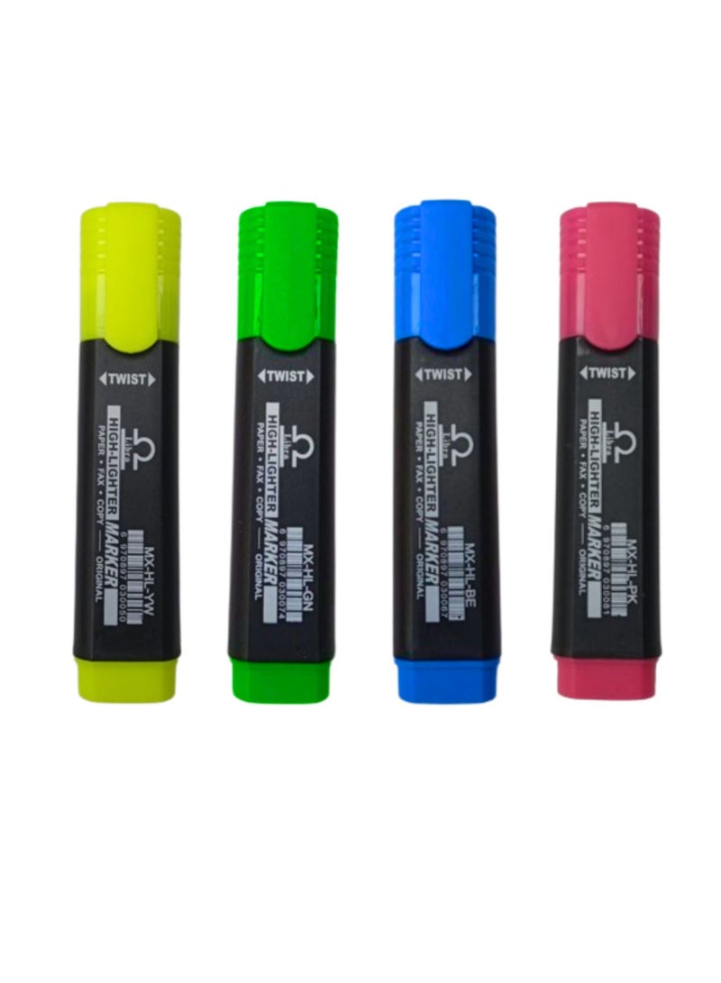 Libra HIGHLIGHTER SETS (PACK OF 4) - Image 2