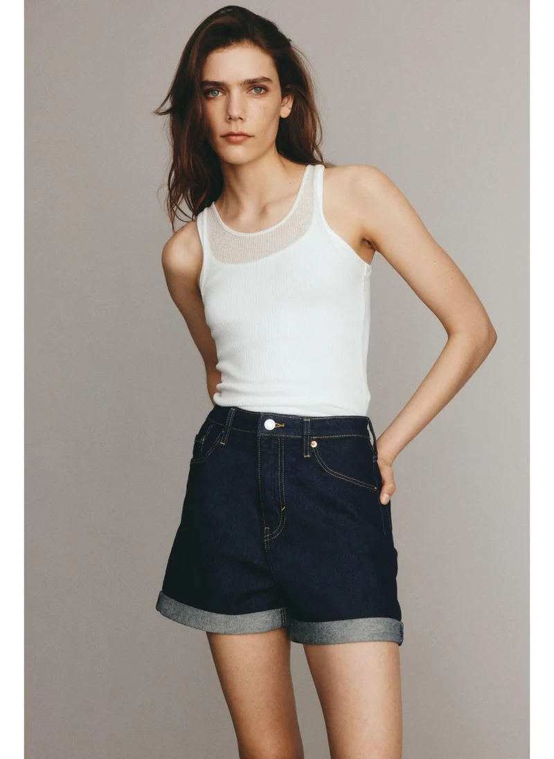 H&M Ultra High Denim shorts
