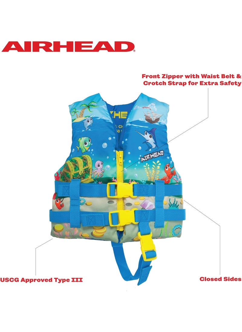 Airhead Airhead Treasure Infant and Child Life Vest USCG Approved Infant 030lbs Child 3050lbs  - Image 2
