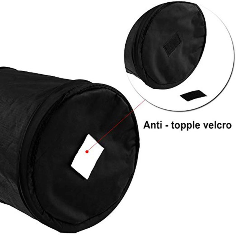 Guokoo Black Compact Mini Collapsible Car Bin - Image 4
