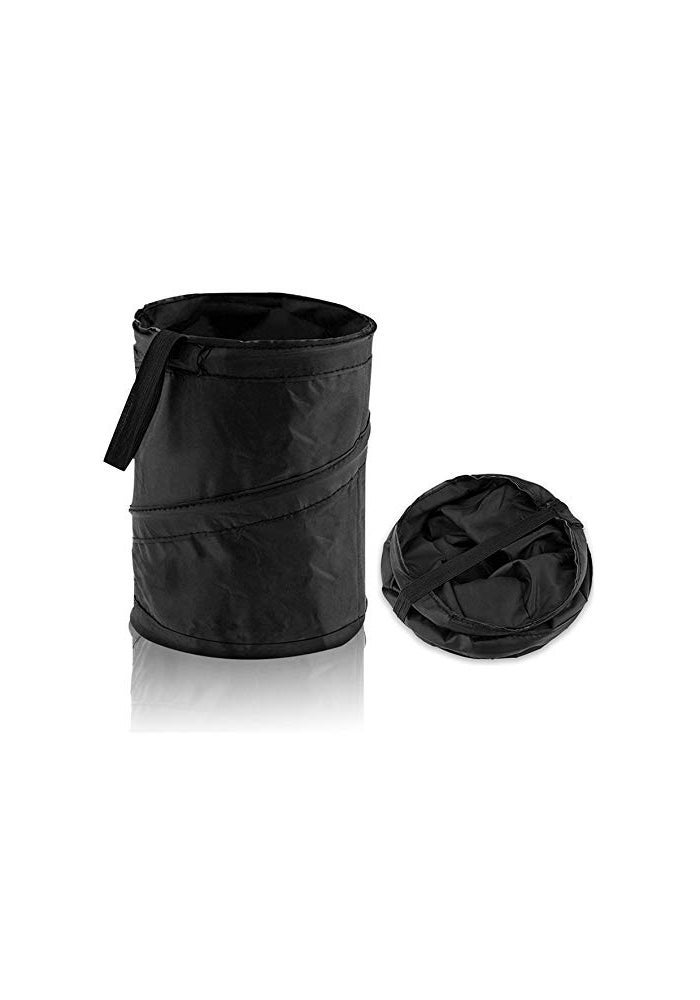 Guokoo Black Compact Mini Collapsible Car Bin - Image 1