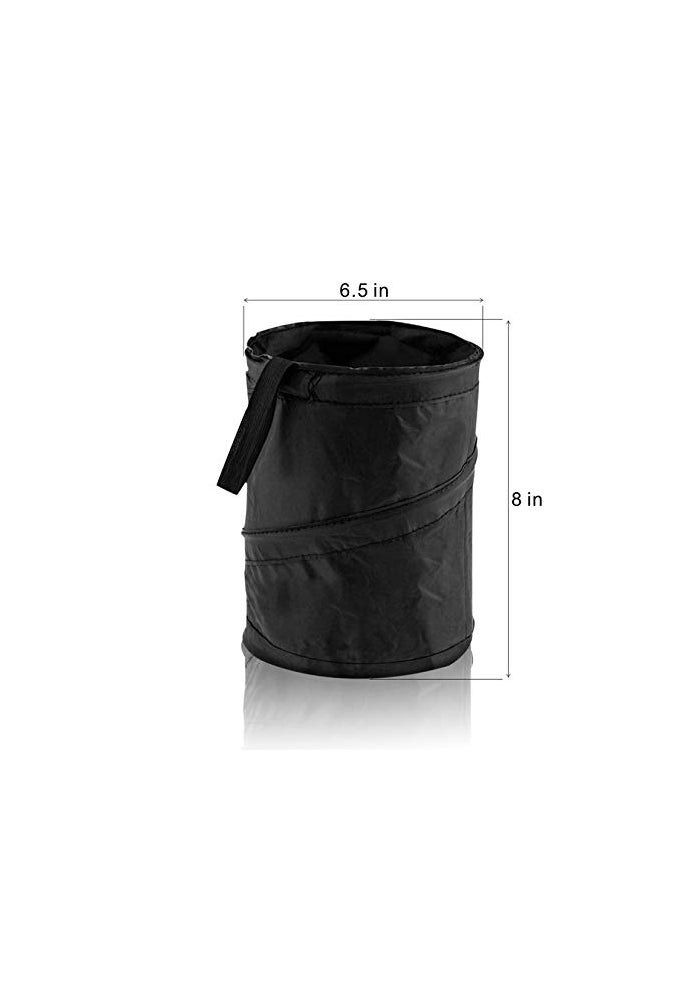 Guokoo Black Compact Mini Collapsible Car Bin - Image 2