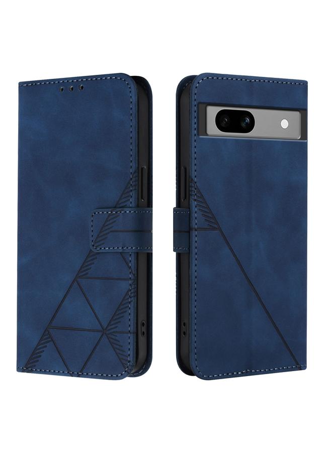 Green Tiger Case For Google Pixel 7a Crossbody 3D Embossed Flip Leather Phone Case - Image 2