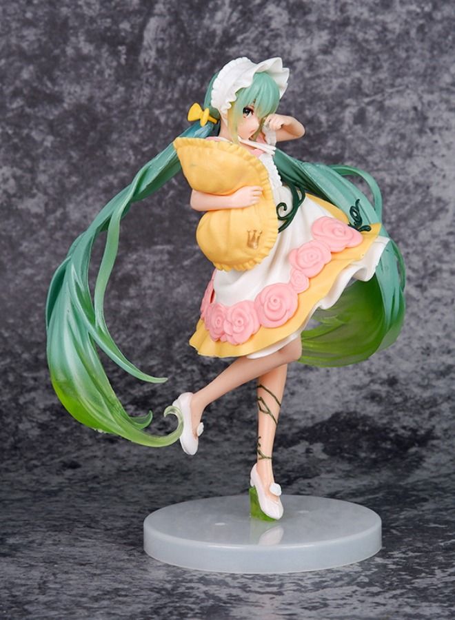 Hatsune Miku Action Figure, Sleeping Beauty Miku Figure Toy, Anime Realistic Statue Figure, Office Desktop Decoration Ornaments, Super Collectible Model Statue Anime Figure Toy 20CM - Image 4