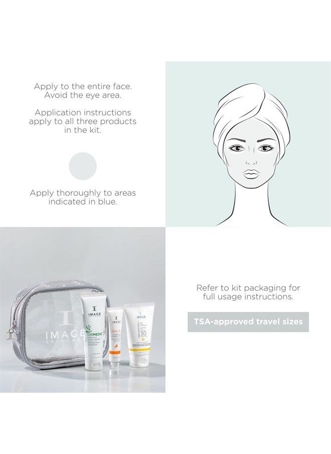 IMAGE SKINCARE - , Ready Set Discover, 3 Piece Introductory Skin Care Regimen, Holiday Ltd. Edition - Image 1